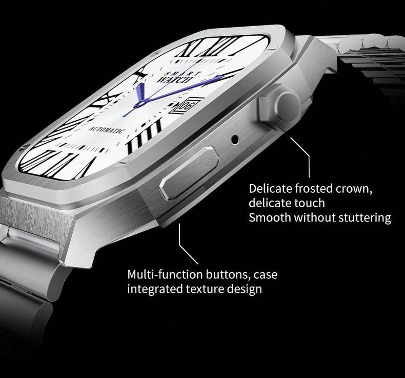 D8 1.96" Smartwatch for Men, Waterproof, 100+ Sports Modes, Fitness Tracker