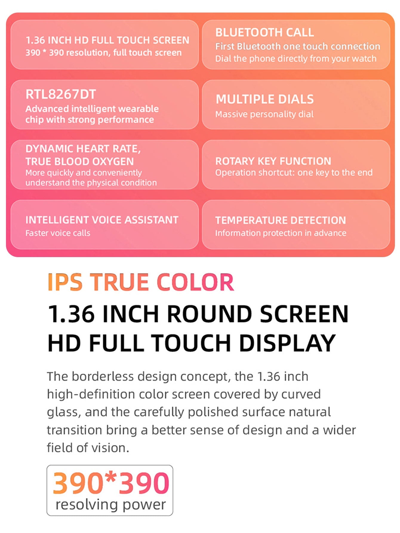 Sport Watch with Bluetooth Call Function Smart Watch UP2