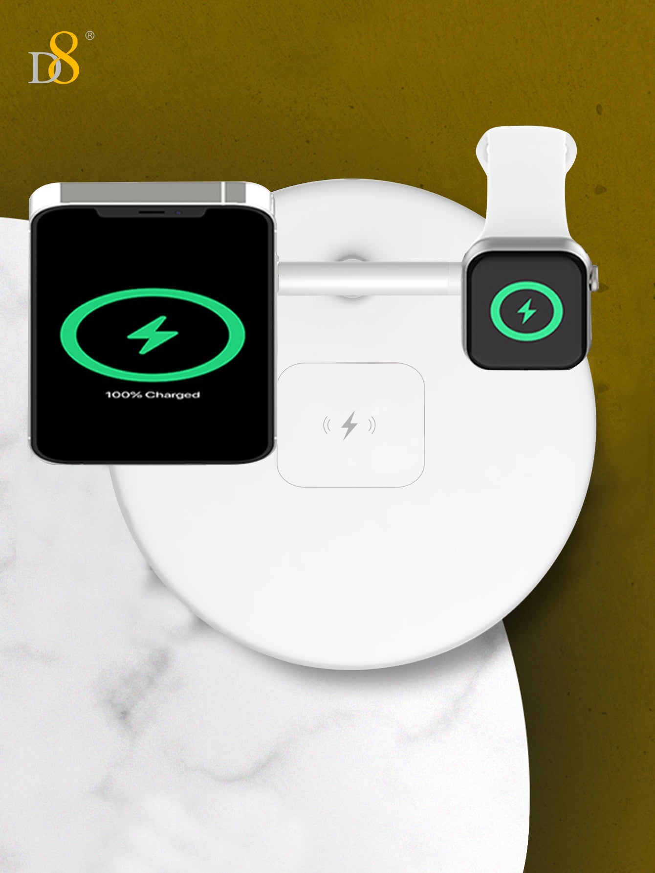 3-in-1 Magnetic Wireless Charging Station | Apple, Phone & Watch Charger