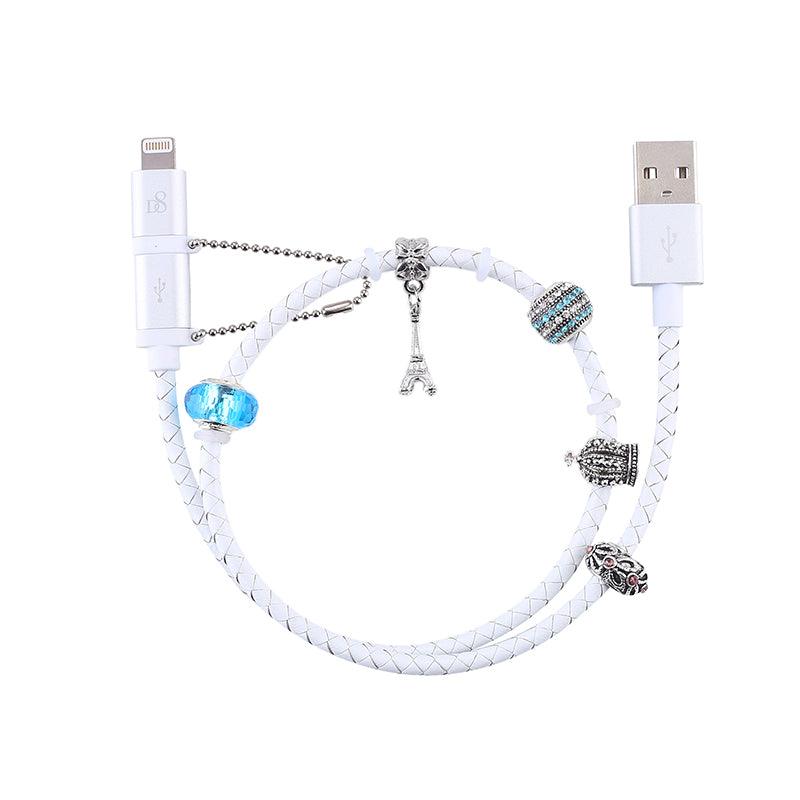 Phoenix MICRO-Lightning 2in1 Cable | Genuine Leather | Mobile Accessories - Dynamic8