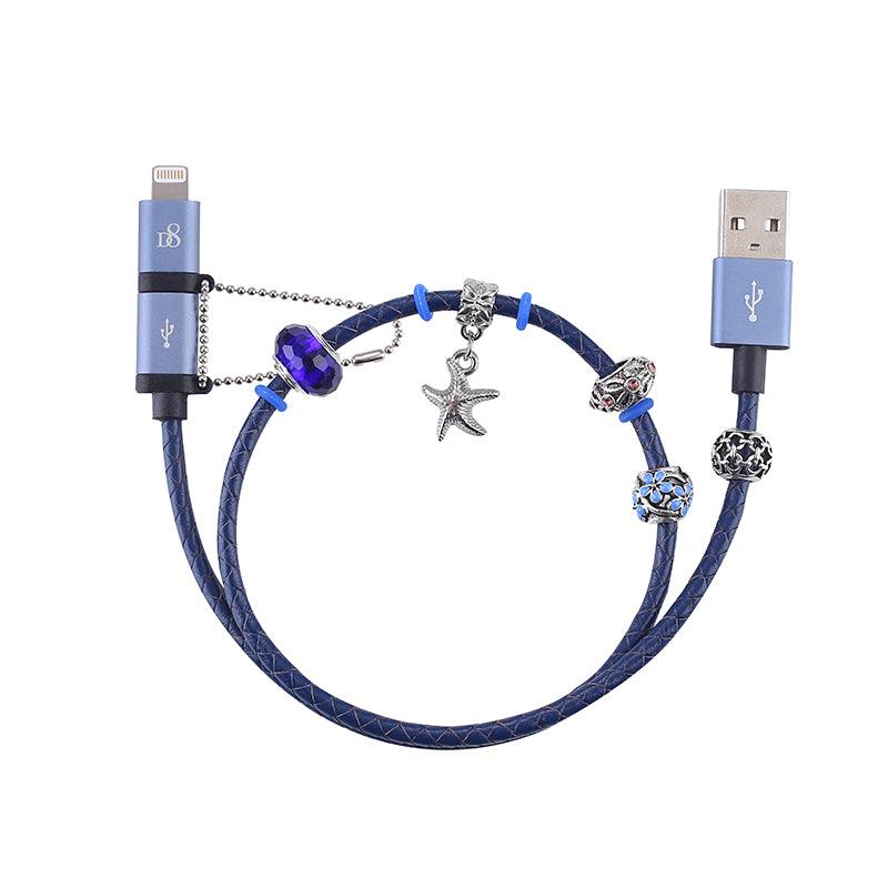 Phoenix MICRO-Lightning 2in1 Cable | Genuine Leather | Mobile Accessories - Dynamic8