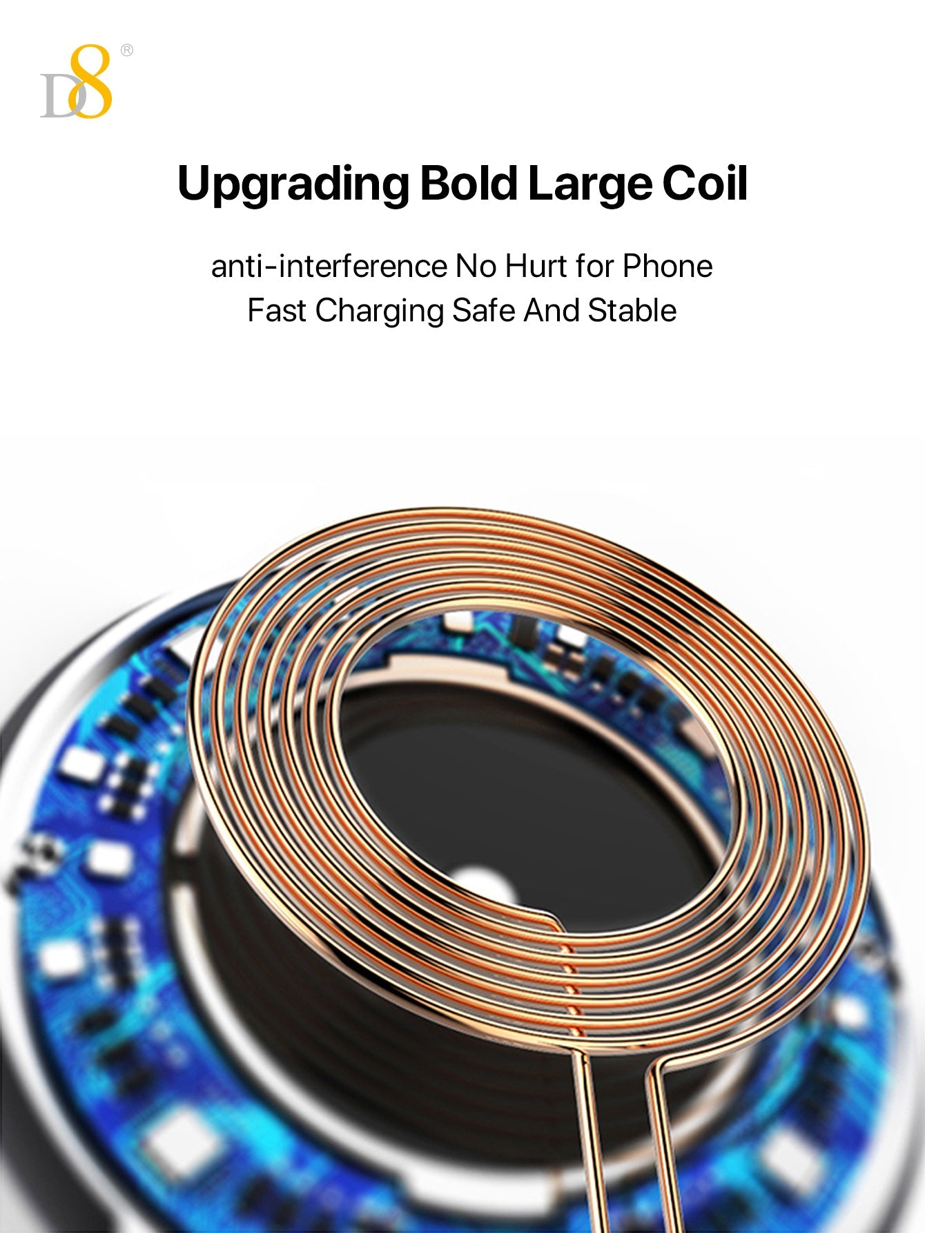 Dynamic8 3 in 1 Magnetic Wireless Charging Station (PWB-2117) - Glass & Aluminum