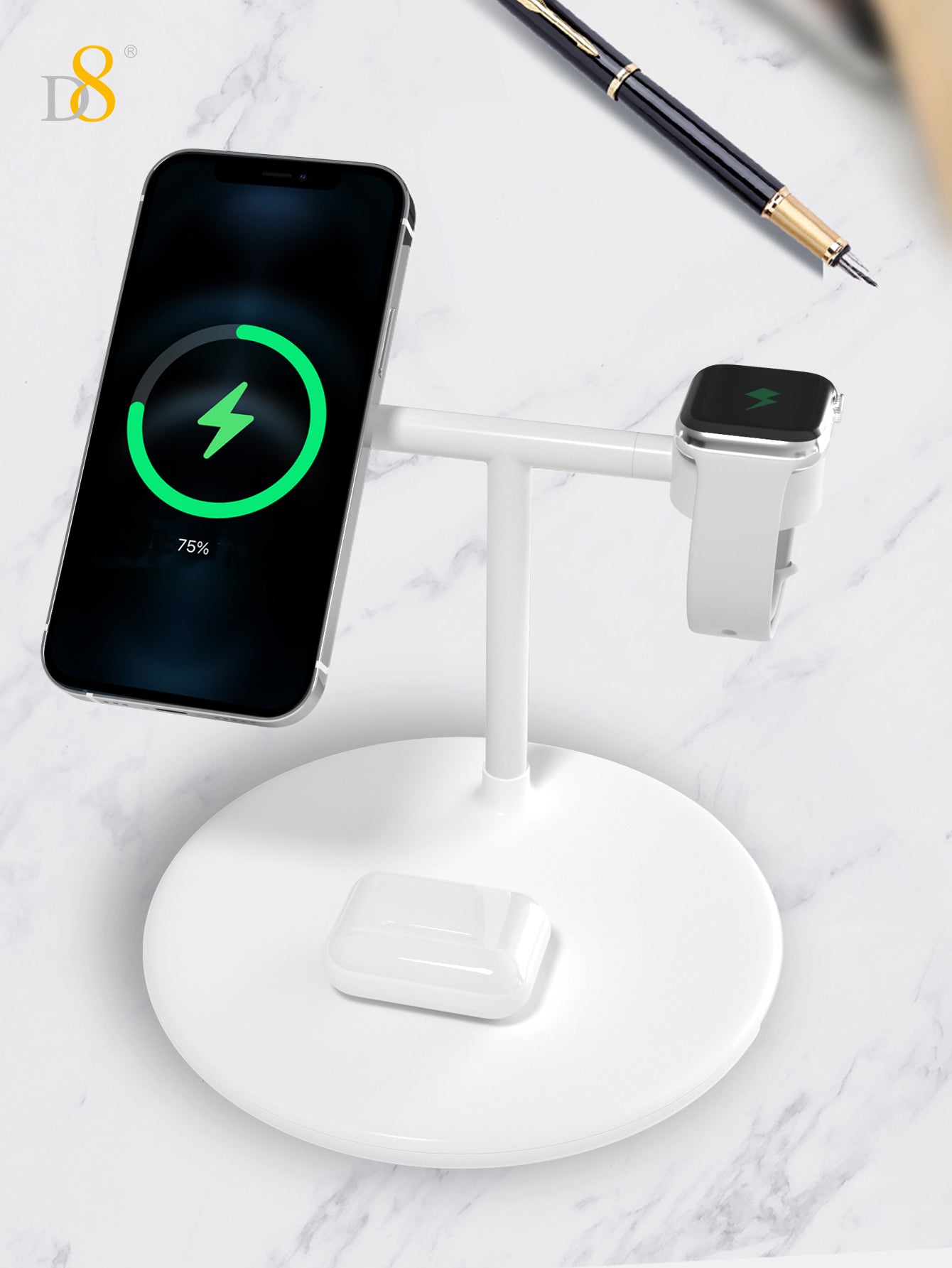 3-in-1 Magnetic Wireless Charging Station | Apple, Phone & Watch Charger