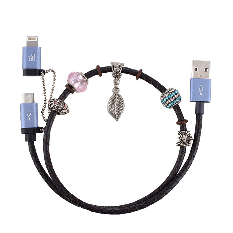 Phoenix MICRO-Lightning 2in1 Cable | Genuine Leather | Mobile Accessories - Dynamic8