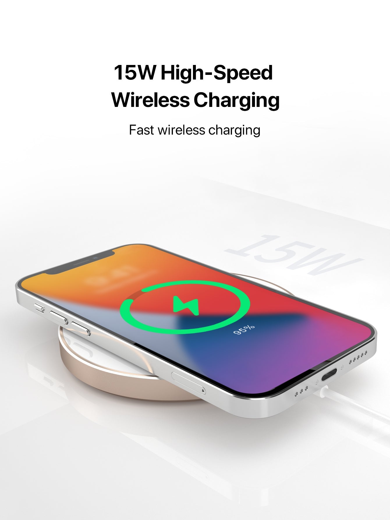 Dynamic8 Wireless Fast Charger 7.5-10W PWB-2111 Aluminum